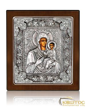 Εικόνα Ασημένια Παναγία 10x9cm
