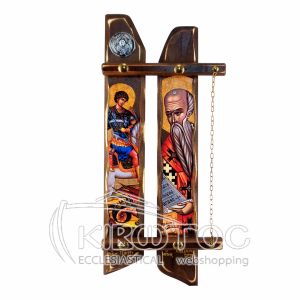 Εικόνα Άγιος Γεώργιος - Άγιος Αλέξανδρος Διπλή Παράσταση