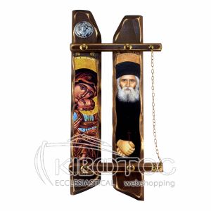 Εικόνα Άγιος Παΐσιος - Παναγία Καρδιώτισσα Διπλή Παράσταση