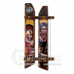 Εικόνα Άγιος Ανδρέας - Παναγία Ελεούσα Διπλή Παράσταση