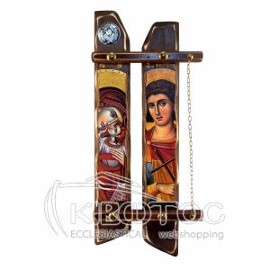 Εικόνα Άγιος Φανούριος - Παναγία Ελεούσα Διπλή Παράσταση