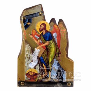 Εικόνα Άγιος Ιωάννης ο Πρόδρομος Χρυσοβαμμένη Ξυλόγλυπτη