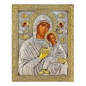 Εικόνα Παναγία Αγγέλων Επιμεταλλωμένη 40x32cm