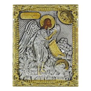 Εικόνα Άγιος Ιωάννης Πρόδρομος Επιμεταλλωμένη Δίχρωμη