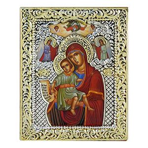 Εικόνα Παναγία Άξιον Εστί Επιμεταλλωμένη 20x16cm