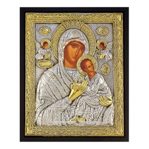 Εικόνα Επιμεταλλωμένη σε Ξύλο Παναγία Αγγέλων 