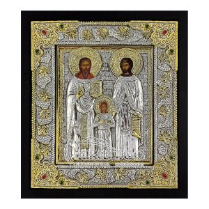 Εικόνα Άγιος Ραφαήλ Επιμεταλλωμένη σε Ξύλο Άμπελος