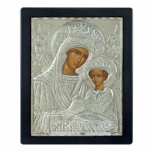 Εικόνα Ασημένια Παναγία Αναγέννησης 17x14cm