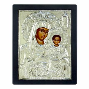 Εικόνα Επάργυρη Παναγία Γοργοεπήκοος 23x17cm