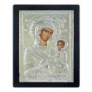 Εικόνα Επάργυρη Παναγία Προυσιώτισσα 23x17cm