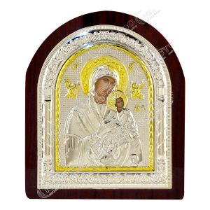 Εικόνα Επιμεταλλωμένη Δίχρωμη Παναγία Αγγέλων