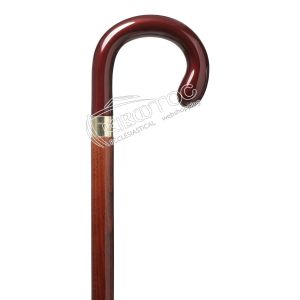 Μαγκούρα Ξύλινη με Μπορντό Λαβή