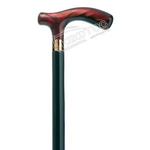 Μπαστούνι Στήριξης Ξύλινο Μπορντό Λαβή