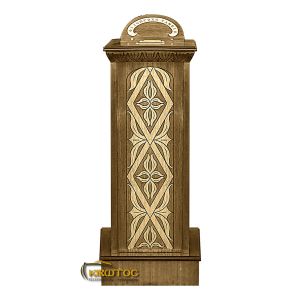 Φιλόπτωχο Χαρακτό Δίχρωμο Διαστάσεις: 110 x 34 x 34cm