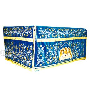 Κάλυμμα Αγίας Τράπεζας με Παράσταση τη Φιλοξενία του Αβραάμ