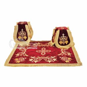 Κάλυμμα Αγίου Δισκοπότηρου Βελούδο Άμπελος