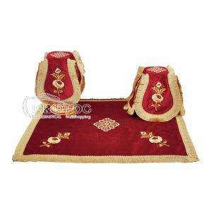 Κάλυμμα Αγίου Δισκοπότηρου Βελούδο Λουλούδι