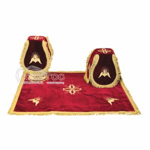 Κάλυμμα Αγίου Δισκοπότηρου Βελούδο Αγγελάκι