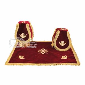 Κάλυμμα Αγίου Δισκοπότηρου Βελούδο Αγγελάκι