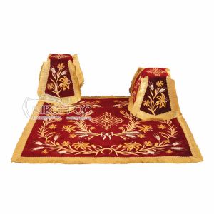 Κάλυμμα Αγίου Δισκοπότηρου Βελούδο Στάχυ