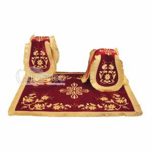 Κάλυμμα Αγίου Δισκοπότηρου Βελούδο Λουλούδι