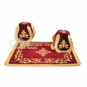 Κάλυμμα Αγίου Δισκοπότηρου Βελούδο Λουλούδι