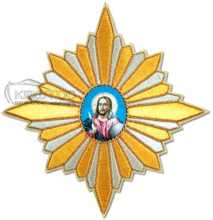 Ιερατικός Σταυρός με Σμάλτινη Απεικόνιση