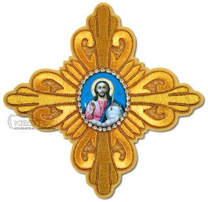 Αρχιερατικός Σταυρός με Αναπαράσταση Αγίου 