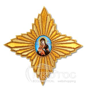 Ιερατικός Σταυρος με Απεικόνιση της Παναγίας