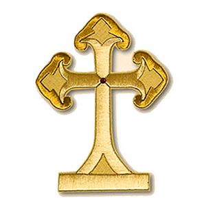 Μοτίφ Ραφτό Σταυρός 32x27cm Χρυσοκέντητο