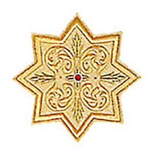 Μοτίφ Ραφτό Αστέρι με Σχέδιο της Αμπέλου