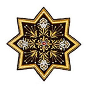 Μοτίφ Ραφτό Αστέρι Σχέδιο Άνθη