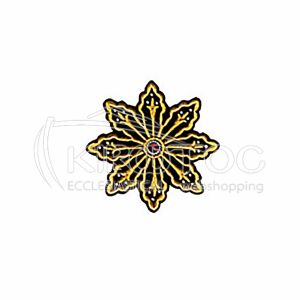 Μοτίφ Ραφτό Αστέρι Μαύρο