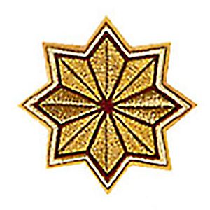 Μοτίφ Ραφτό Αστέρι Χρυσοκέντητο