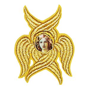 Μοτίφ Ραφτό Σεραφείμ 9x6cm Χρυσοκέντητο