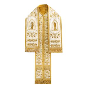 Ωμοφόριο Χρυσοκεντημένο Σχέδιο Άνθη