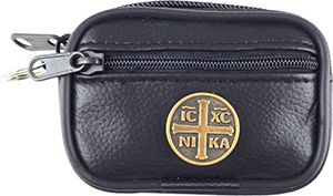 Πορτοφόλι ζώνης με δύο φερμουάρ