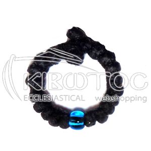 Κομποσχοίνι Δαχτυλίδι με Μπλε Χάντρα