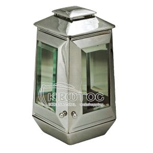 Καντήλι Μνημείου Μπρούτζινο Ασημί Οικονομικό