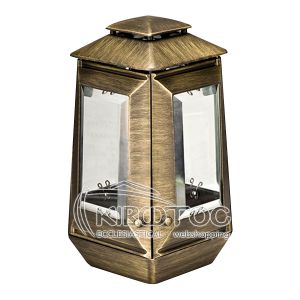 Καντήλι για Μνήμα Μπρούτζινο Χρυσό Οικονομικό