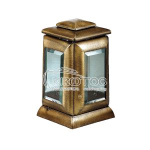 Καντήλι για Μνήμα Μπρούτζινο Τετράπλερυρο Χρυσό