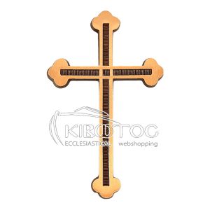 Σταυρός για Μνήμα Μπρούτζινος Χρυσός Ανάγλυφος