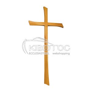 Σταυρός για Μνήμα Μπρούτζινος Λείος Χρυσός