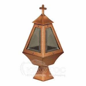 Καντήλι Μνημείου Μπρούτζινο Οικονομικό Χρυσό Πυραμίδα