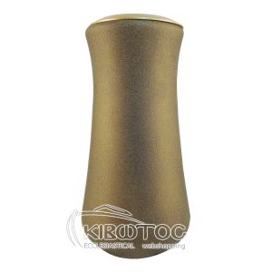 Ανθοδοχείο Μνημείου Αλουμίνιο Λαδί Κυλινδρικό