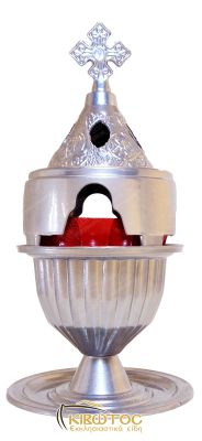 Καντήλι Ζάμα Σταυρός Ασημί