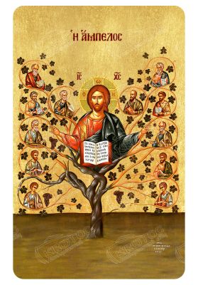 Μαγνητάκι Άμπελος Ιησούς Χριστός