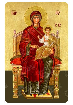 Μαγνητάκι Παναγία Θεοτόκος Ένθρονη 