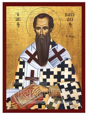 Εικόνα Άγιος Βασίλειος Βυζαντινή