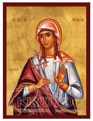 Εικόνα Αγία Λυδία  Βυζαντινή